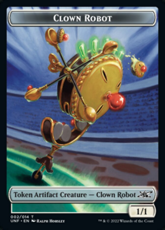 Clown Robot (002) Token [Unfinity Tokens] | Good Games Adelaide SA