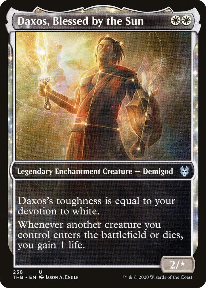 Daxos, Blessed by the Sun 258 (Theros Beyond Death)  - Foil | Good Games Adelaide SA