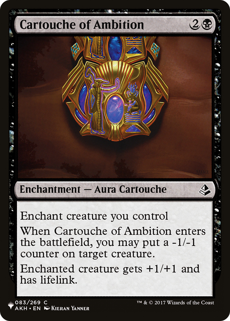 Cartouche of Ambition [The List Reprints] | Good Games Adelaide SA