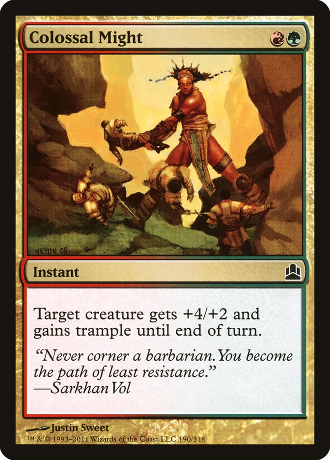Colossal Might 190 (Commander)  | Good Games Adelaide SA