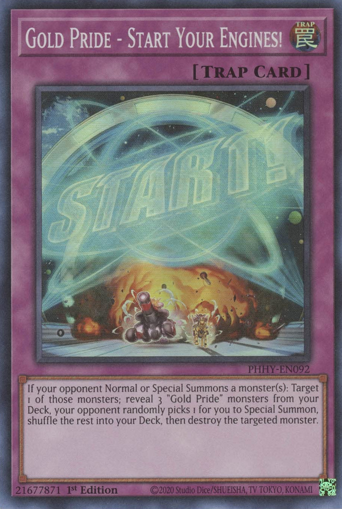 Gold Pride - Start Your Engines! [PHHY-EN092] Super Rare | Good Games Adelaide SA