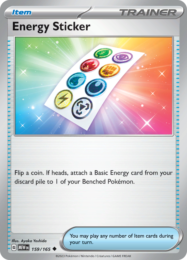 Energy Sticker (159/165) [Scarlet & Violet: 151] | Good Games Adelaide SA