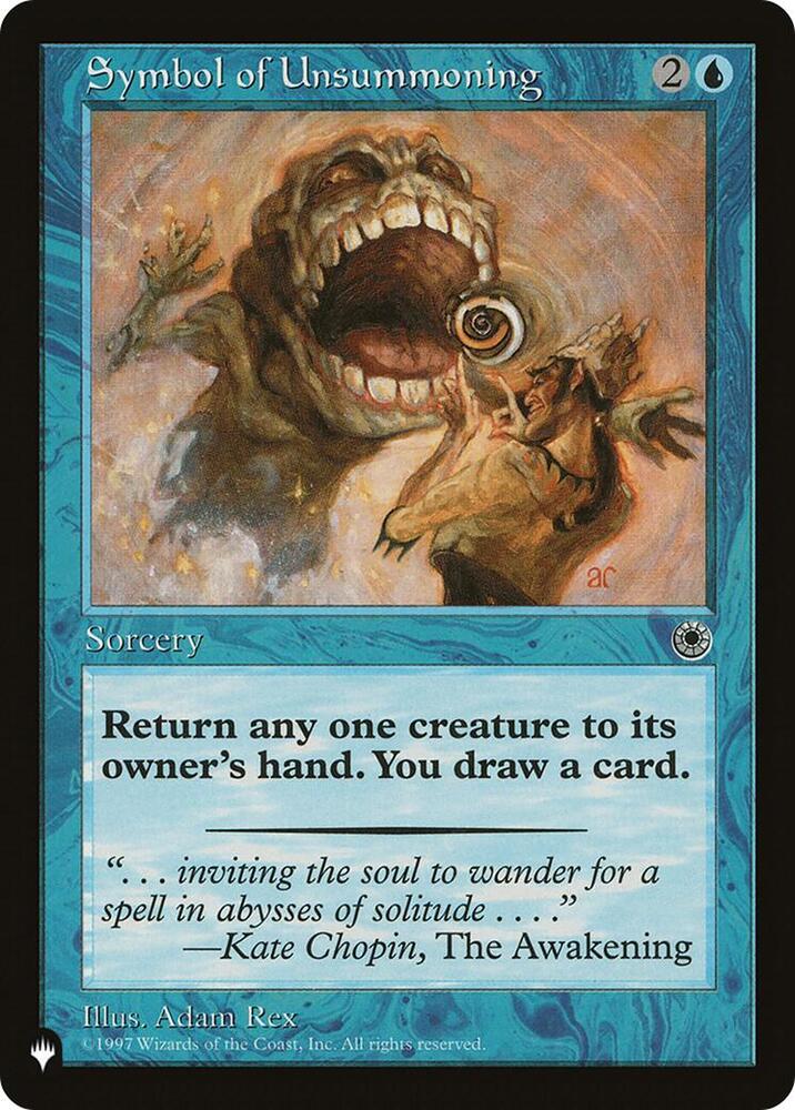 Symbol of Unsummoning  (The List Reprints)  | Good Games Adelaide SA