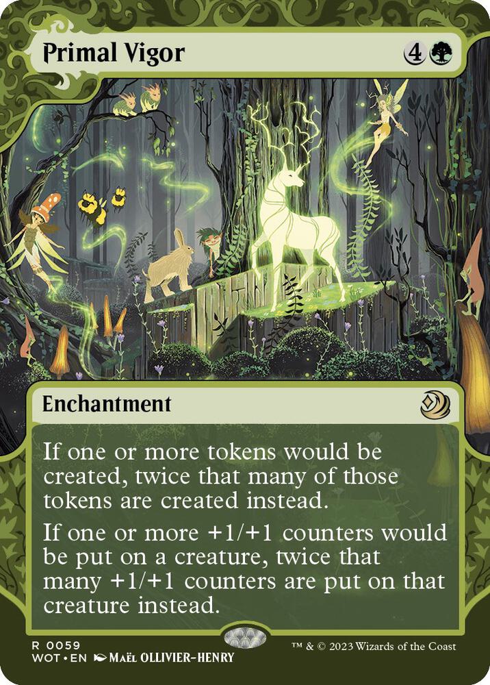 Primal Vigor 59 (Wilds of Eldraine: Enchanting Tales)  - Foil | Good Games Adelaide SA