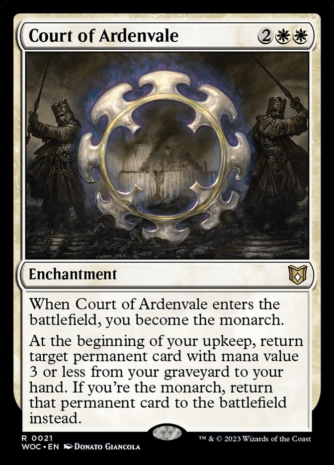 Court of Ardenvale 21 (Commander: Wilds of Eldraine)  - Foil | Good Games Adelaide SA