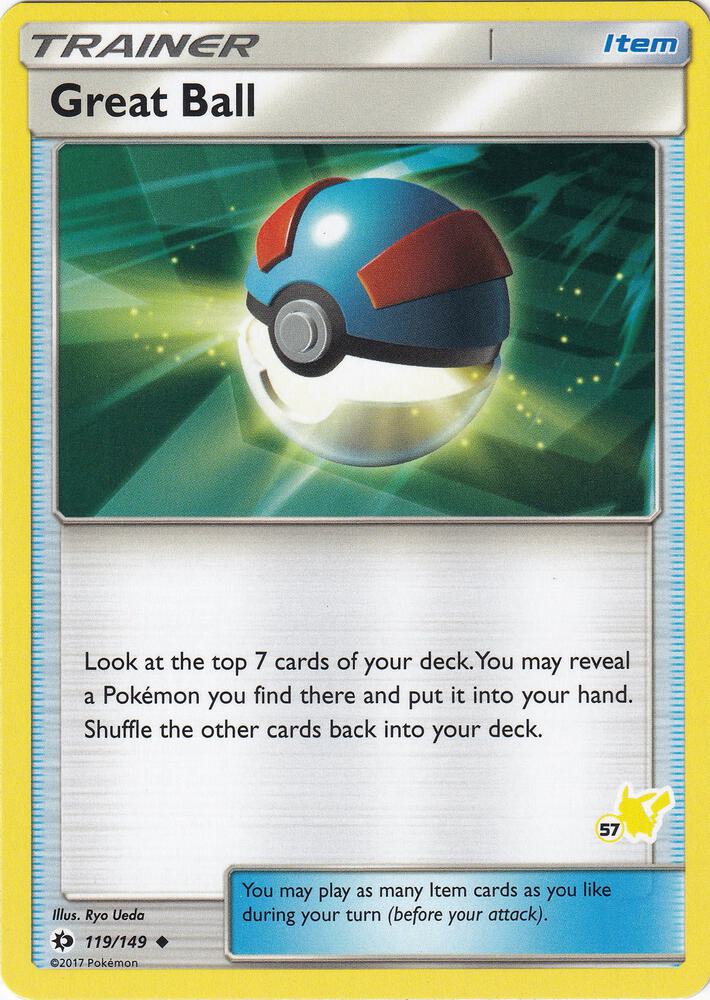 Great Ball 119 149 57 Pikachu Stamped 119/149 (Battle Academy)  | Good Games Adelaide SA
