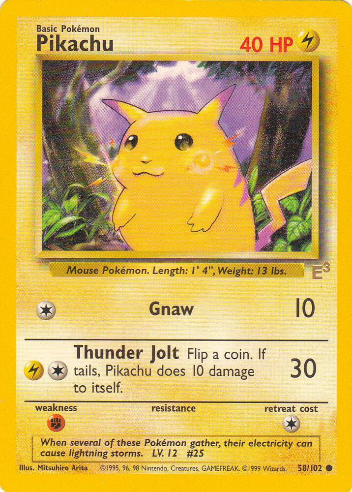 Pikachu E3 Stamped 058/102 (Miscellaneous Cards & Products)  | Good Games Adelaide SA