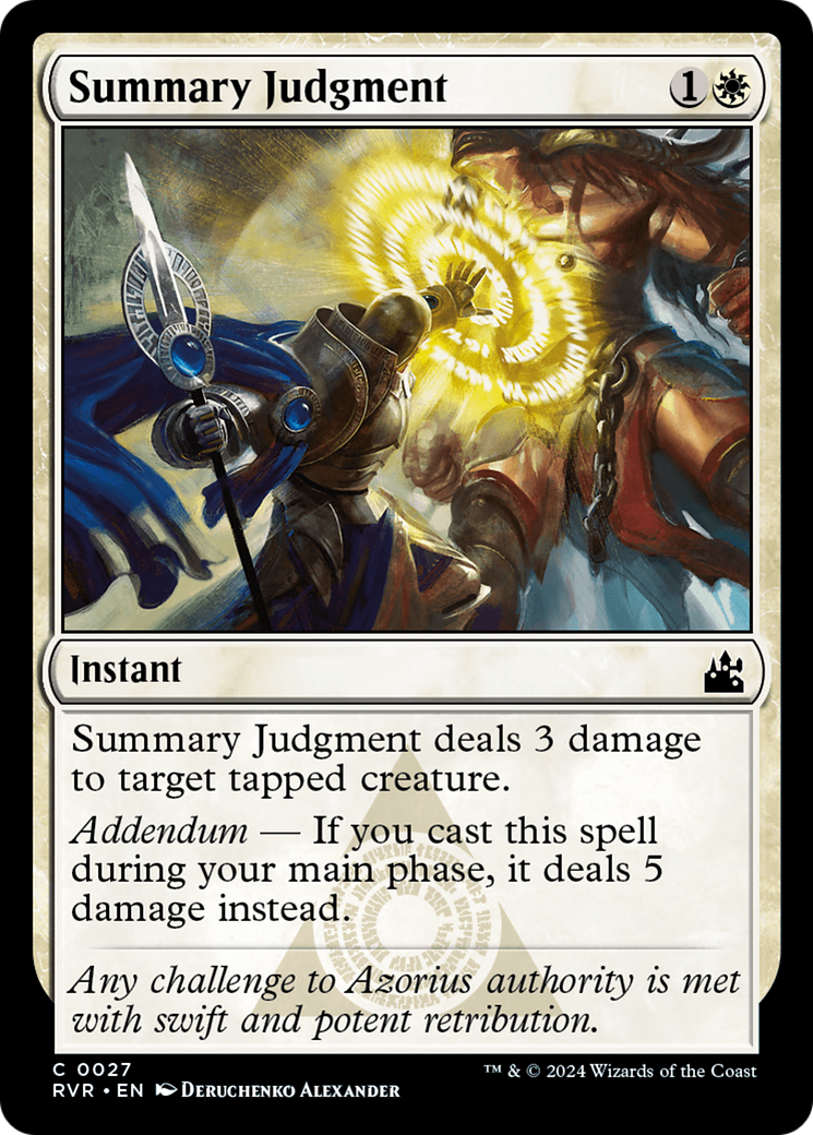 Summary Judgment [Ravnica Remastered] | Good Games Adelaide SA