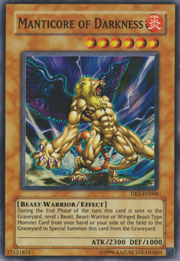 Manticore of Darkness [DR2-EN068] Super Rare | Good Games Adelaide SA