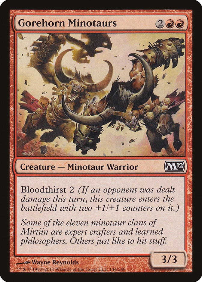 Gorehorn Minotaurs [Magic 2012] | Good Games Adelaide SA