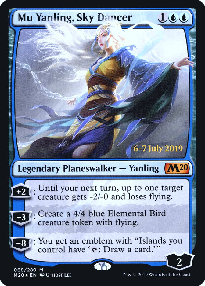 Mu Yanling, Sky Dancer  [Core Set 2020 Prerelease Promos] | Good Games Adelaide SA