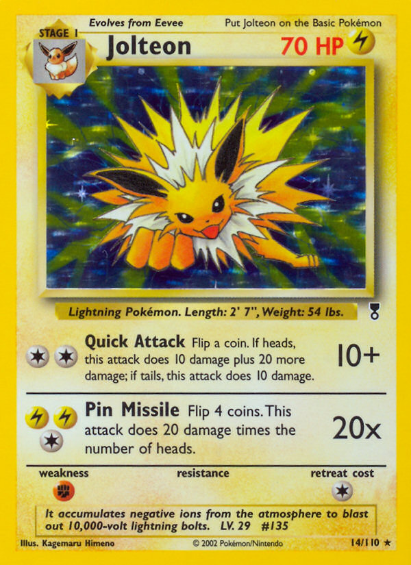 Jolteon (14/110) [Legendary Collection] | Good Games Adelaide SA