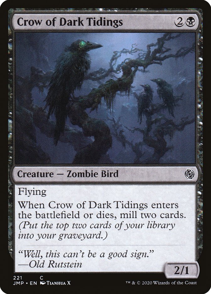 Crow of Dark Tidings [Jumpstart] | Good Games Adelaide SA