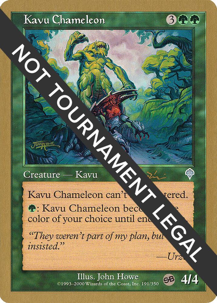 Kavu Chameleon 2001 Jan Tomcani INV SB jt191sb/138 (World Championship Decks)  | Good Games Adelaide SA