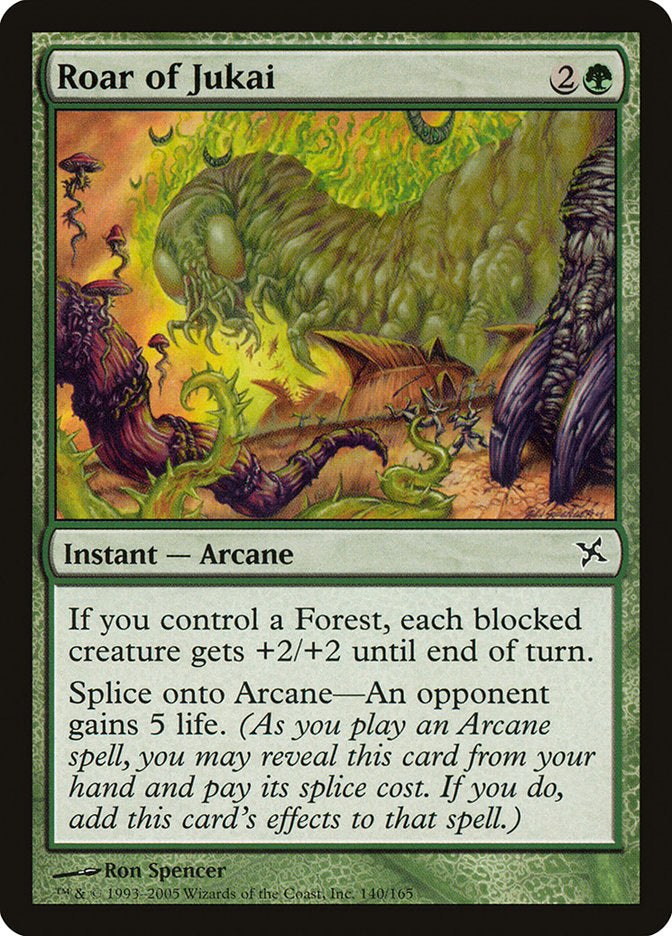 Roar of Jukai 140 (Betrayers of Kamigawa)  - Foil | Good Games Adelaide SA