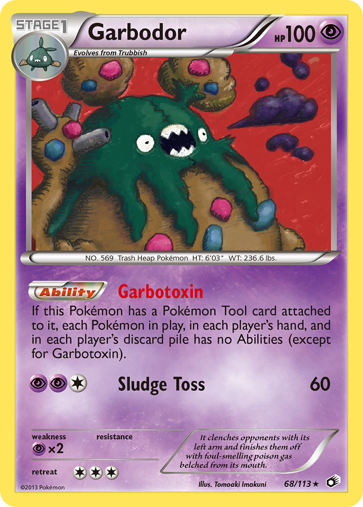 Garbodor (68/113) [Black & White: Legendary Treasures] | Good Games Adelaide SA