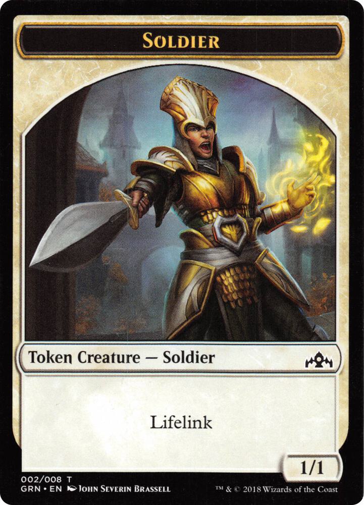 Soldier 002 Soldier 006 Token 2 // 6 (Guilds of Ravnica: Guild Kits)  | Good Games Adelaide SA