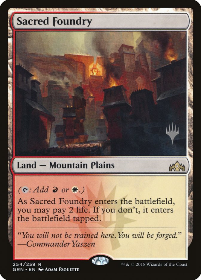 Sacred Foundry [Promo Pack: Throne of Eldraine] | Good Games Adelaide SA