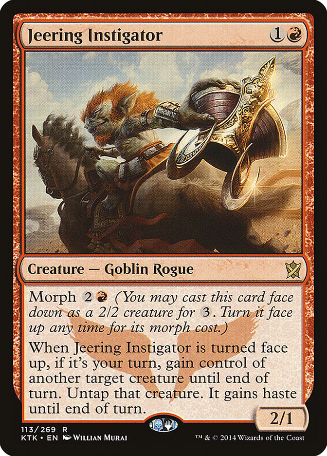 Jeering Instigator 113 (Khans of Tarkir)  - Foil | Good Games Adelaide SA
