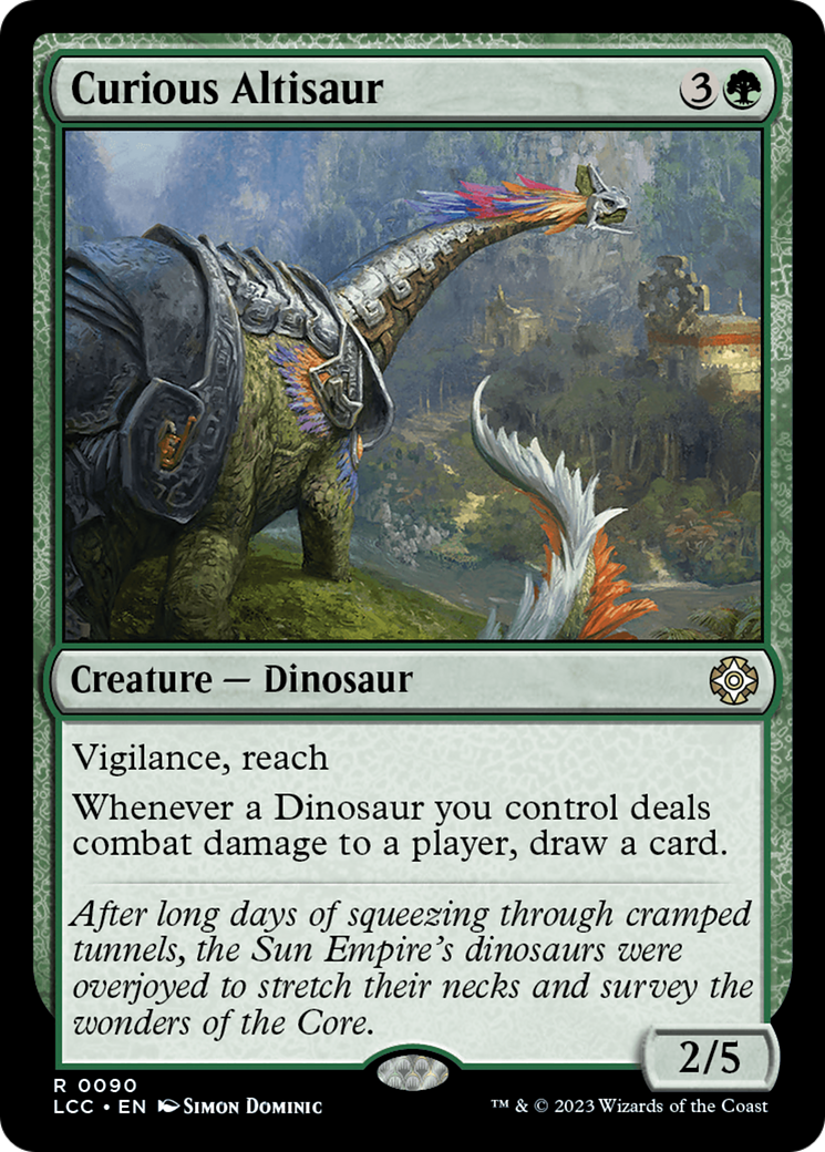 Curious Altisaur [The Lost Caverns of Ixalan Commander] | Good Games Adelaide SA