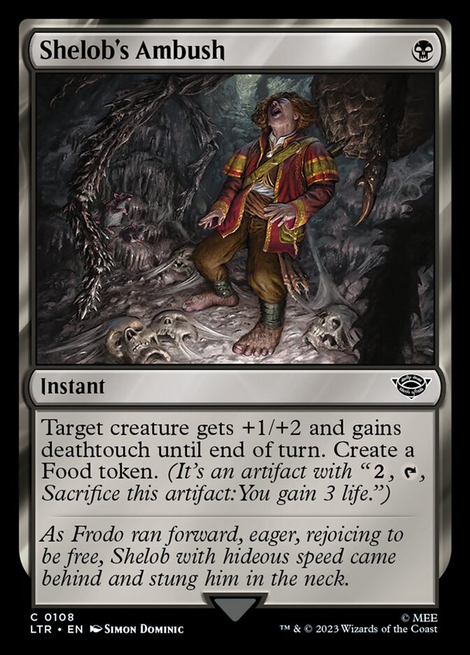 Shelob's Ambush 108 (Universes Beyond: The Lord of the Rings: Tales of Middle-earth)  - Foil | Good Games Adelaide SA