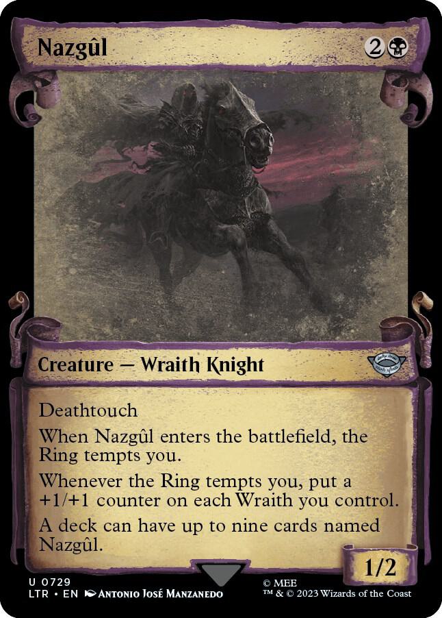 Nazgul 0729 Showcase Scrolls 729 (Universes Beyond: The Lord of the Rings: Tales of Middle-earth)  - Foil | Good Games Adelaide SA