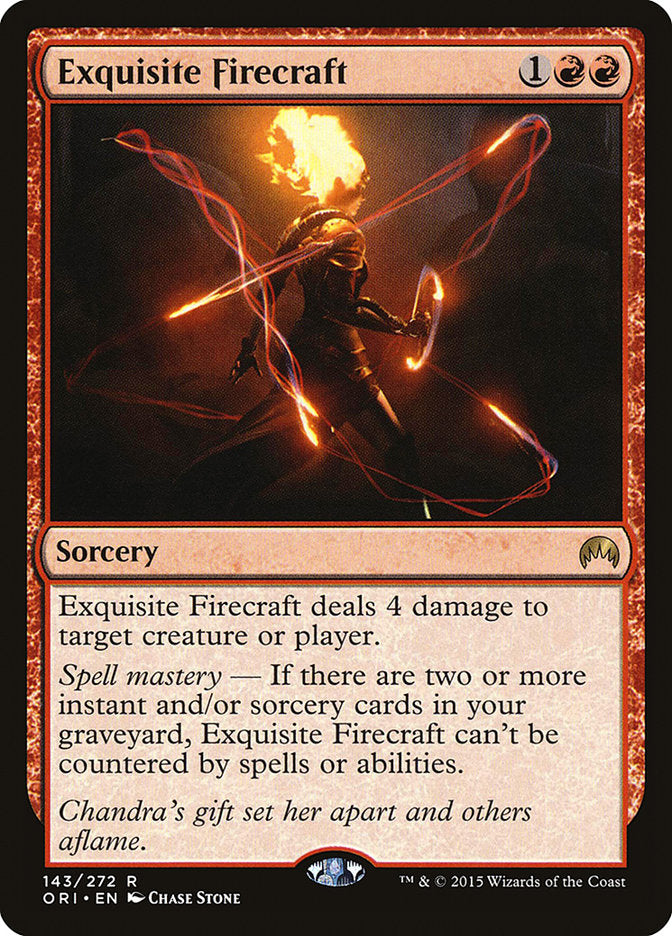 Exquisite Firecraft 143 (Magic Origins)  - Foil | Good Games Adelaide SA