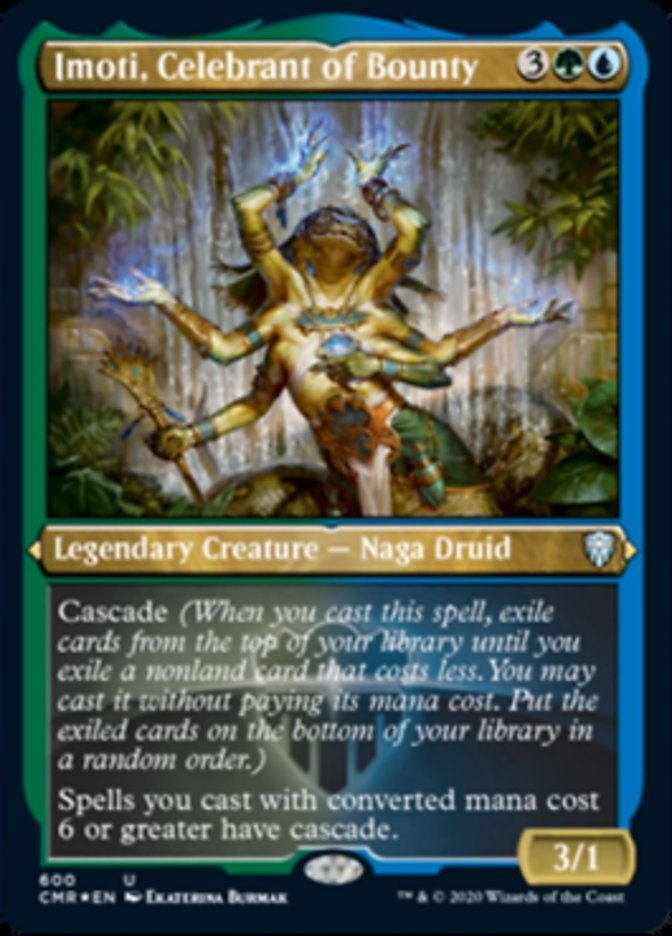 Imoti, Celebrant of the Bounty (Foil Etched) [Commander Legends] | Good Games Adelaide SA