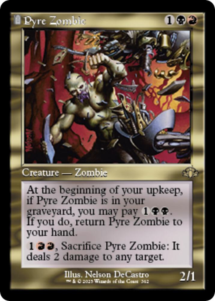 Pyre Zombie Retro Frame 362 (Dominaria Remastered)  | Good Games Adelaide SA