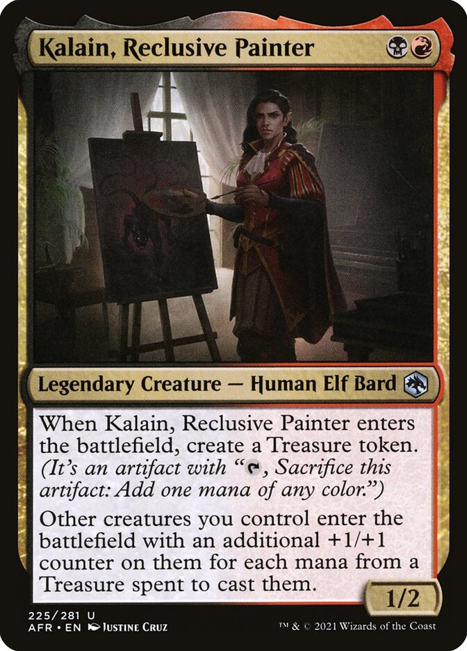 Kalain, Reclusive Painter 225 (Adventures in the Forgotten Realms)  - Foil | Good Games Adelaide SA