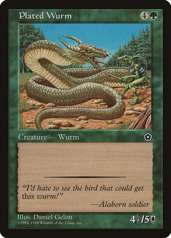 Plated Wurm  (Portal Second Age)  | Good Games Adelaide SA