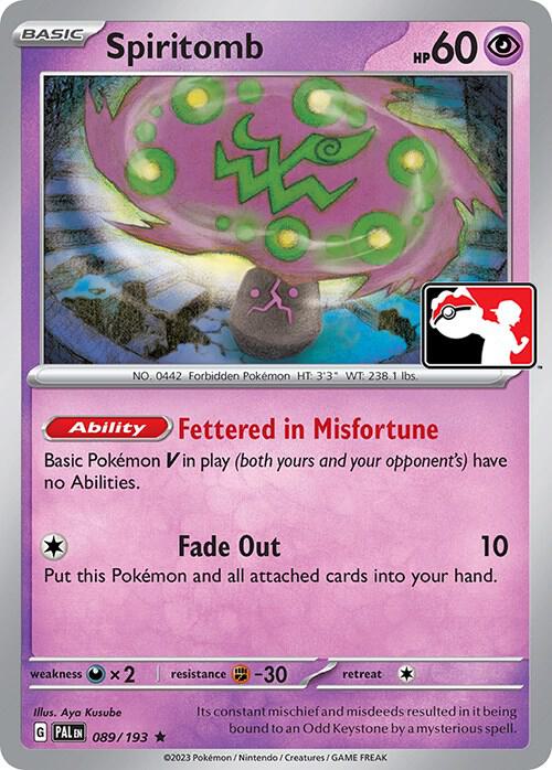 Spiritomb Duplicate 089/193 (Prize Pack Series Cards)  | Good Games Adelaide SA