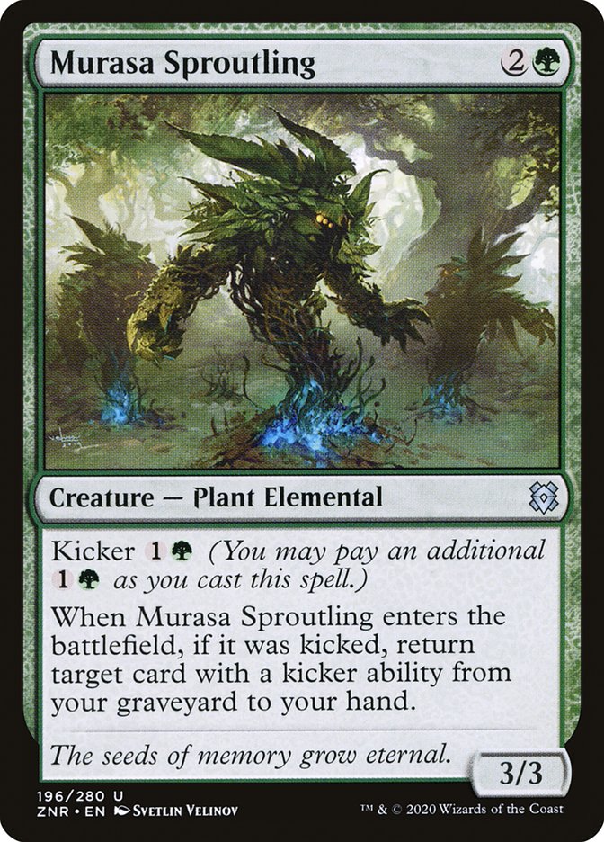 Murasa Sproutling 196 (Zendikar Rising)  - Foil | Good Games Adelaide SA