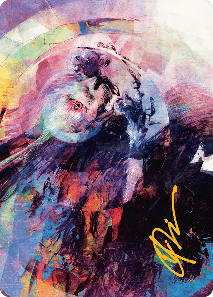 Psychic Whorl Art Card (Gold-Stamped Signature) [Bloomburrow Art Series] | Good Games Adelaide SA