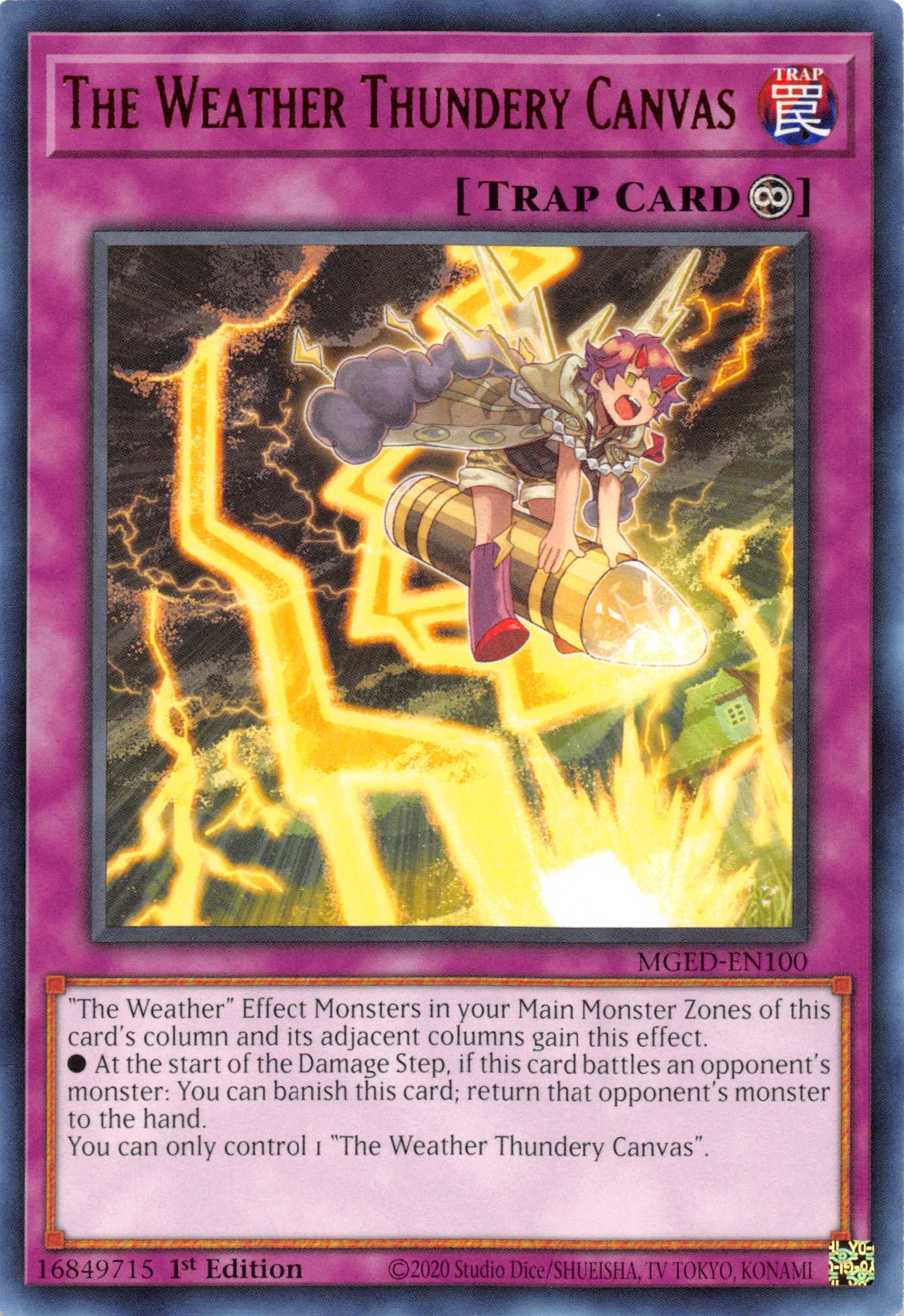 The Weather Thundery Canvas [MGED-EN100] Rare | Good Games Adelaide SA