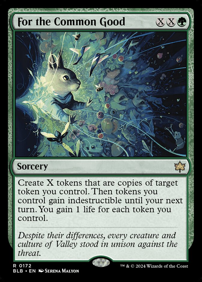 For the Common Good 172 (Bloomburrow)  - Foil | Good Games Adelaide SA