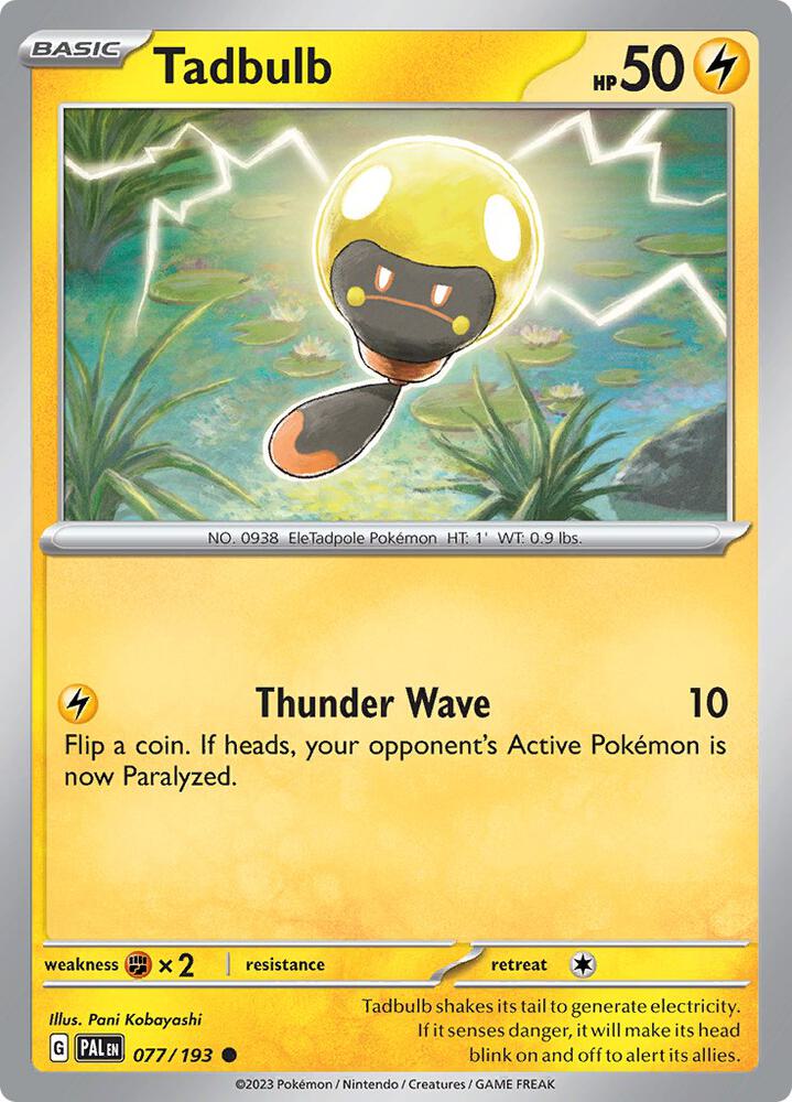 Tadbulb 077/193 (SV02: Paldea Evolved)  | Good Games Adelaide SA