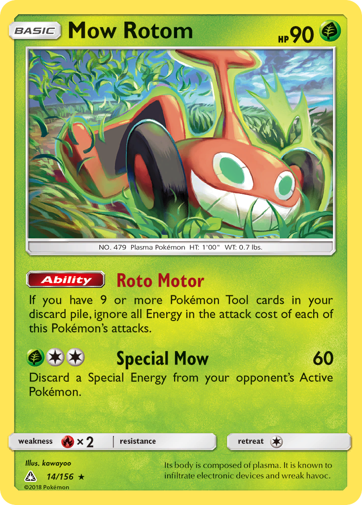 Mow Rotom (14/156) [Sun & Moon: Ultra Prism] | Good Games Adelaide SA