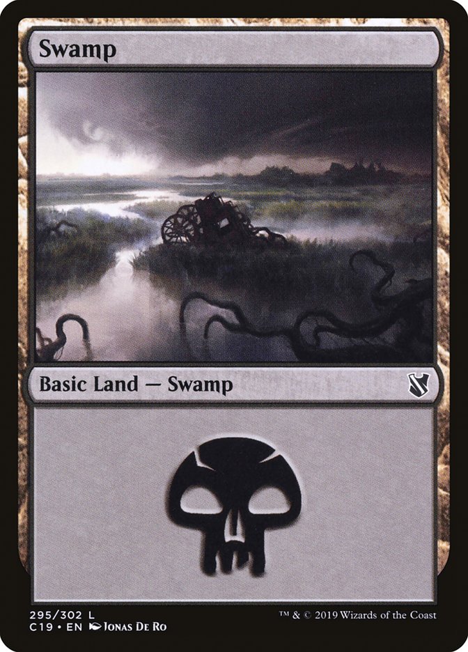 Swamp (295) [Commander 2019] | Good Games Adelaide SA