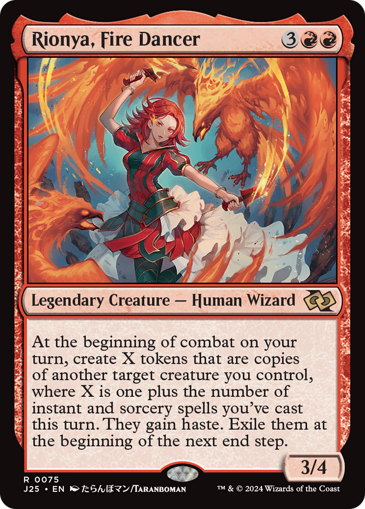 Rionya, Fire Dancer (Anime) [Foundations Jumpstart] | Good Games Adelaide SA
