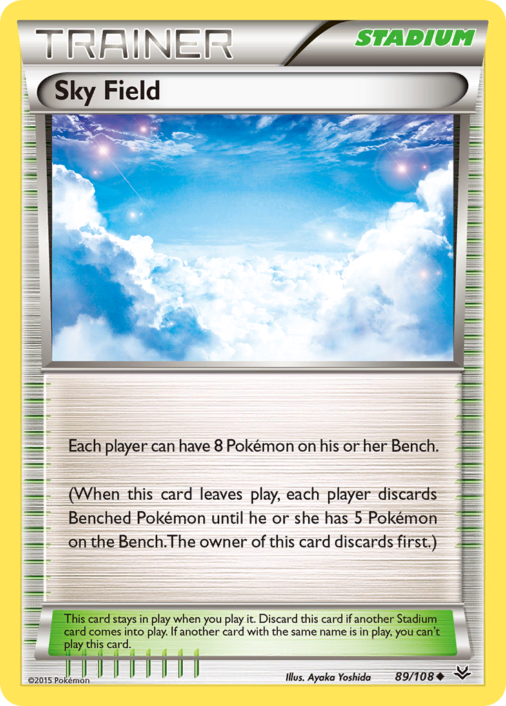 Sky Field (89/108) [XY: Roaring Skies] | Good Games Adelaide SA