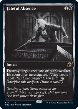 Fateful Absence 18 (Innistrad: Double Feature)  - Foil | Good Games Adelaide SA