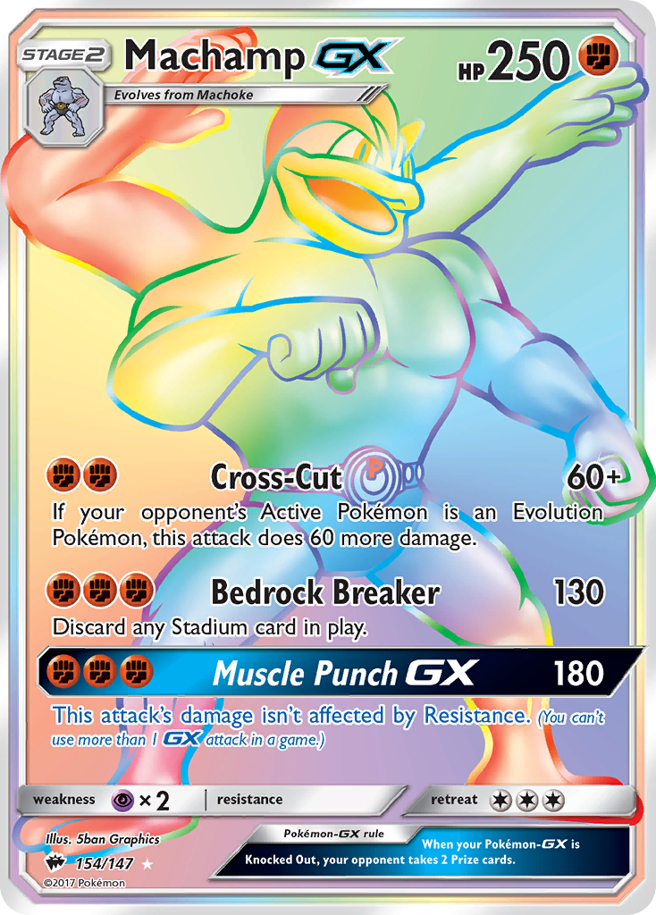 Machamp GX (154/147) [Sun & Moon: Burning Shadows] | Good Games Adelaide SA