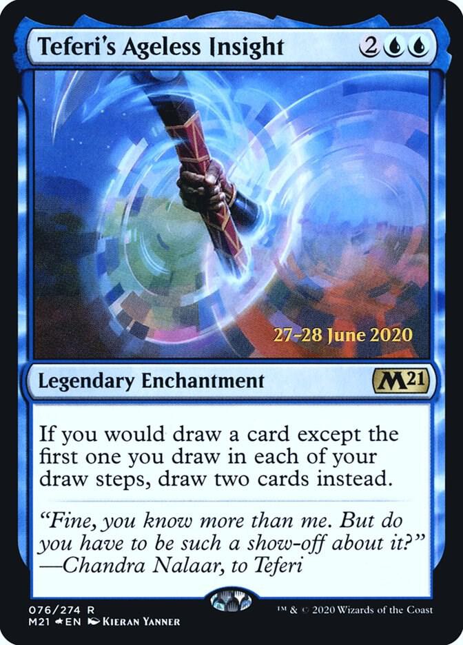 Teferis Ageless Insight 76 (Prerelease Cards)  - Foil | Good Games Adelaide SA