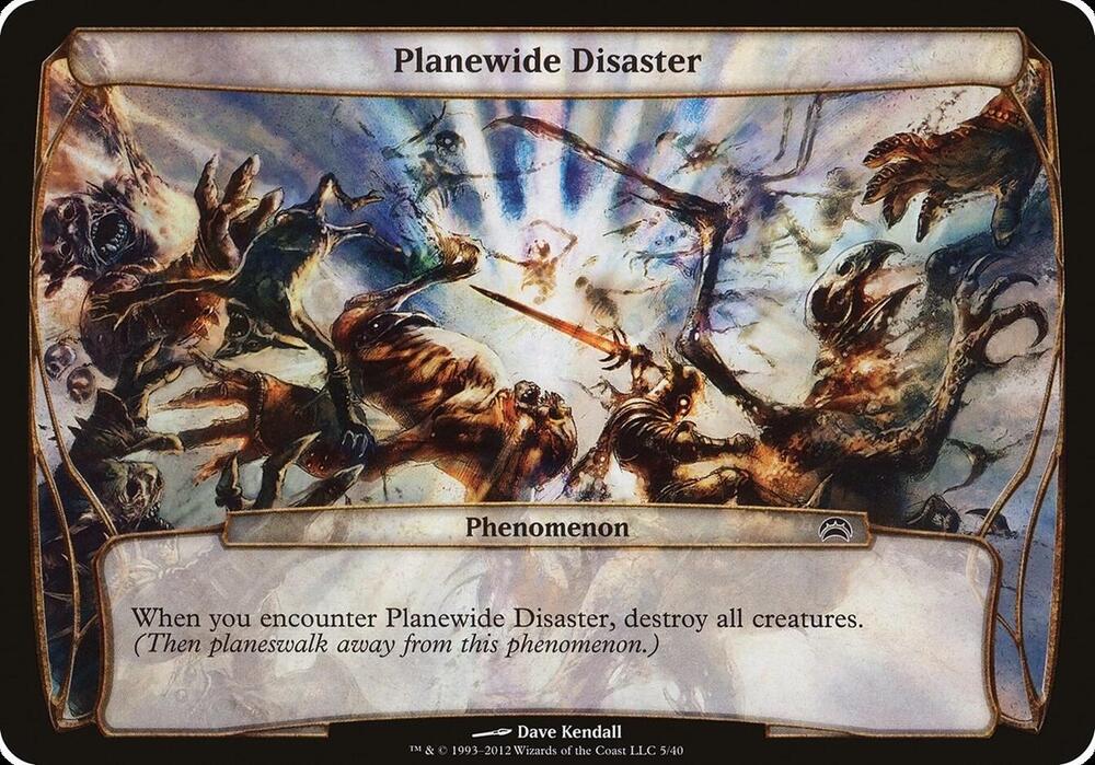 Planewide Disaster Planechase 2012 5 (Oversize Cards)  | Good Games Adelaide SA
