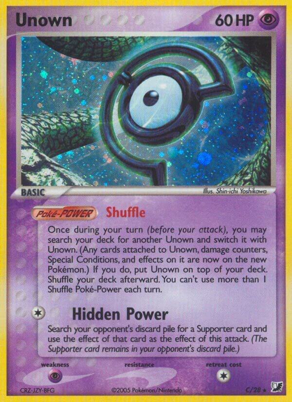 Unown C C/28 (Unseen Forces)  - Holofoil | Good Games Adelaide SA