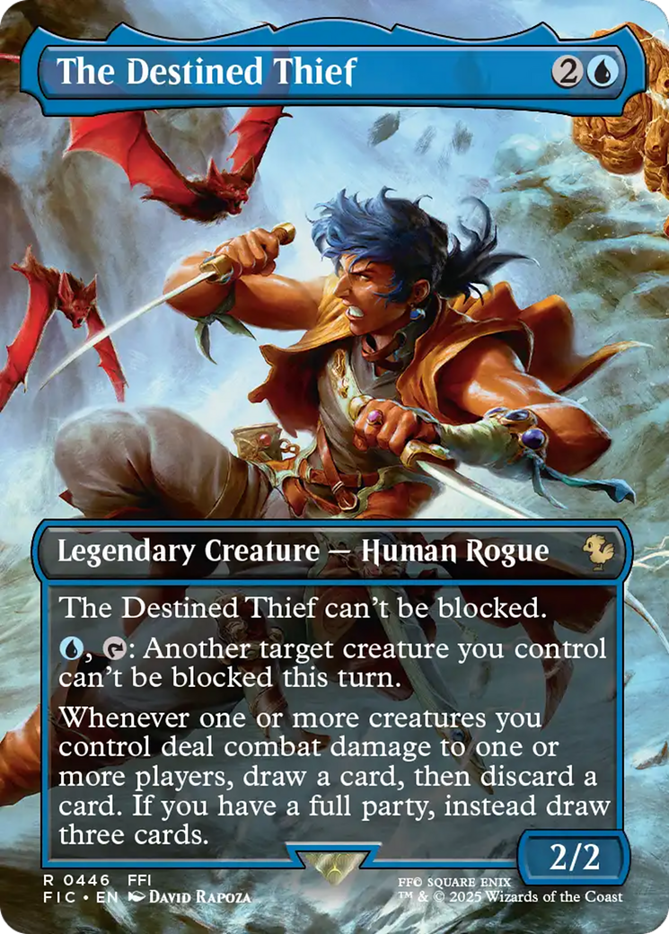 The Destined Thief (Borderless) [FINAL FANTASY Commander] | Good Games Adelaide SA