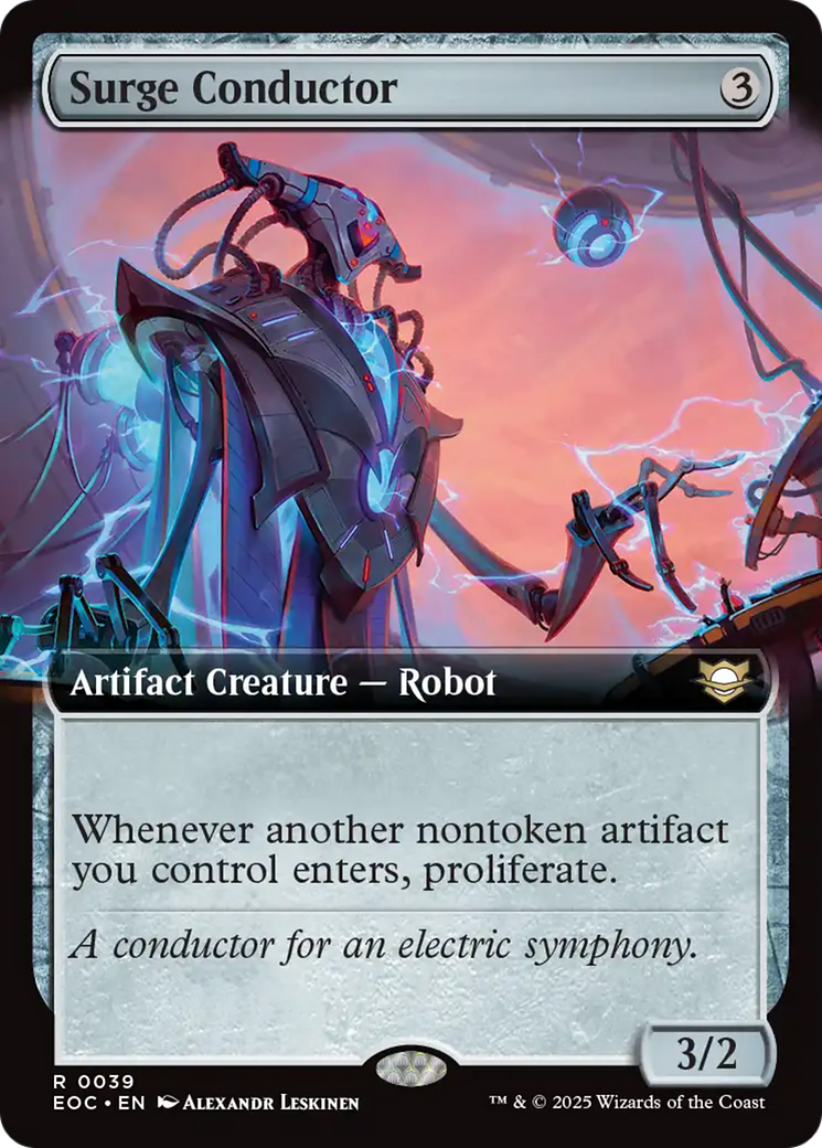 Surge Conductor (Extended Art) [Edge of Eternities Commander] | Good Games Adelaide SA