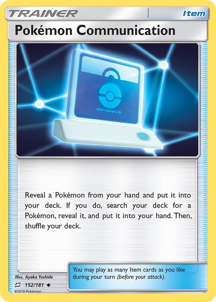 Pokemon Communication 152/181 (SM - Team Up)  | Good Games Adelaide SA