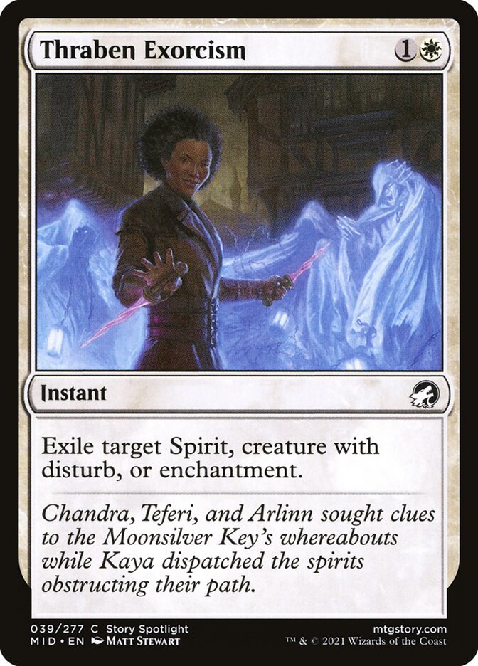 Thraben Exorcism 39 (Innistrad: Midnight Hunt)  - Foil | Good Games Adelaide SA